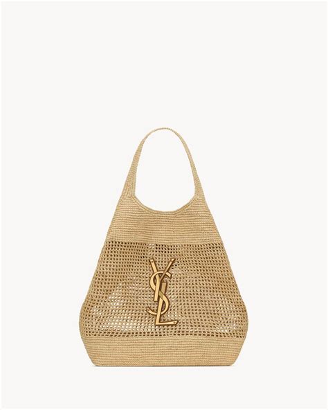 icare ysl raffia|icare maxi raffia.